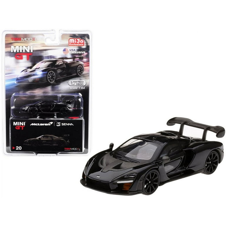 McLaren Senna, Black - Mini GT MGT00020-MJ - 1/64 scale
