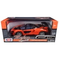 thumbnail image 1 of McLaren Senna Orange Metallic and Black Timeless Legends 1/24 Diecast Model Car by Motormax, 1 of 3