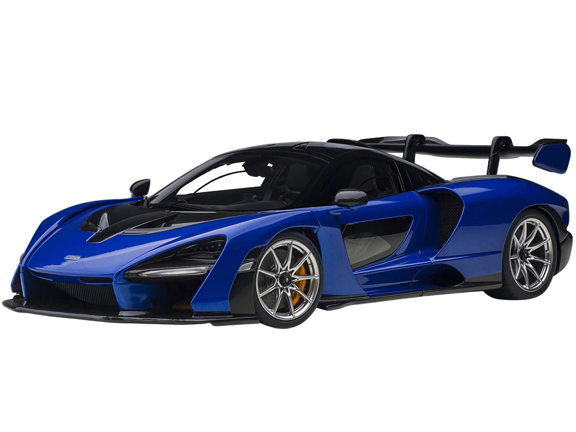 McLaren Senna Trophy Kyanos Blue and Black with Carbon Accents 1