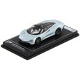 thumbnail image 1 of McLaren Speedtail Silver Metallic with Black Top "Hypercar League Collection" 1/64 Diecast Model Car by PosterCars, 1 of 1