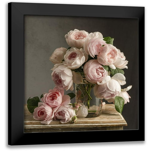 McLean, Leah 12x12 Black Modern Framed Museum Art Print Titled - Rosetopia