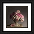 thumbnail image 1 of McLean, Leah 20x20 Black Ornate Wood Framed with Double Matting Museum Art Print Titled - Vintage Pink Petals, 1 of 4