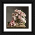 thumbnail image 1 of McLean, Leah 26x26 Black Ornate Wood Framed with Double Matting Museum Art Print Titled - Rosetopia, 1 of 4