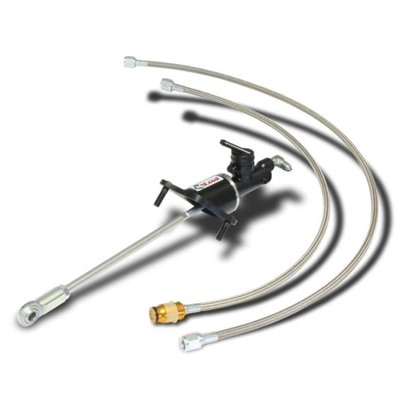 McLeod Master Cylinderer Assembly 13/16in Bore W/Steel Braided Line 30in- An4- Camaro - 139305 Fits select: 1993-1997 CHEVROLET CAMARO Z28, 1990-1992 CHEVROLET CAMARO RS