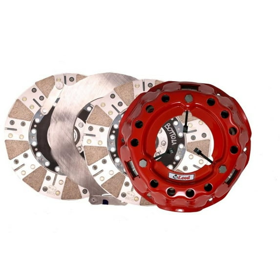 McLeod SFT 2000 Ford Mod Motor 1-1/8in x 26 Spline 164T Flywheel Twin Clutch Kit - 83308B07M