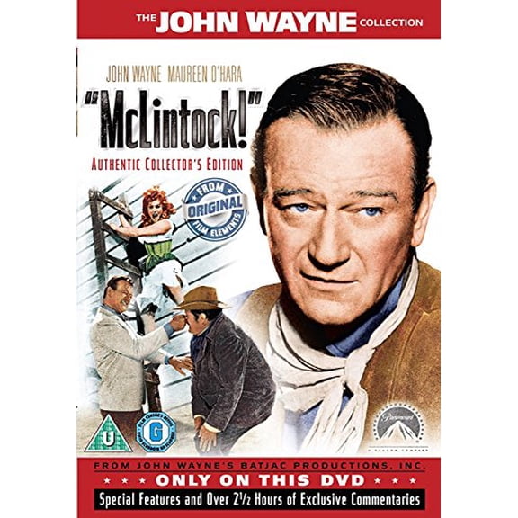 McLintock! (DVD) Strother Martin Gordon Jones Chill Wills Michael Pate Yvonne De Carlo