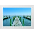 thumbnail image 1 of McLoughlin, James 14x11 White Modern Wood Framed Museum Art Print Titled - Three Piers, 1 of 4