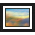 thumbnail image 1 of McLoughlin, James 14x12 Black Ornate Wood Framed with Double Matting Museum Art Print Titled - Soft Landscape I, 1 of 4