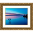 thumbnail image 1 of McLoughlin, James 14x12 Gold Ornate Wood Framed with Double Matting Museum Art Print Titled - Lakescape XIII, 1 of 4