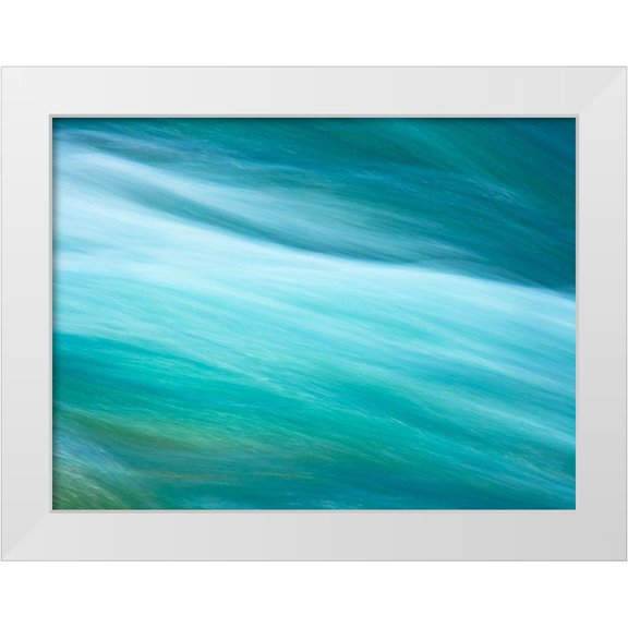 McLoughlin, James 14x12 White Modern Wood Framed Museum Art Print Titled - Before the Falls I