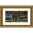 thumbnail image 1 of McLoughlin, James 18x11 Gold Ornate Wood Framed with Double Matting Museum Art Print Titled - Barnside I, 1 of 4