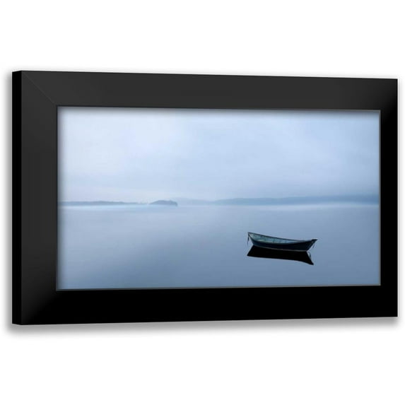 McLoughlin, James 18x12 Black Modern Framed Museum Art Print Titled - Scene on the Water II
