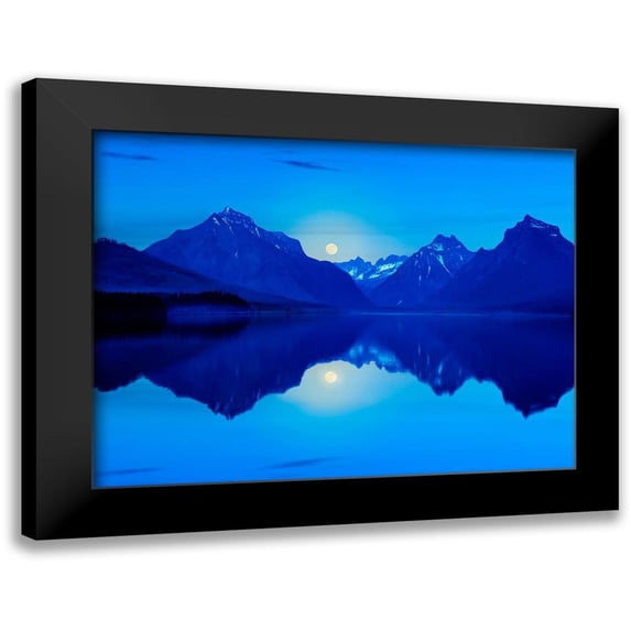 McLoughlin, James 18x15 Black Modern Framed Museum Art Print Titled - Mountainscape Photograph II