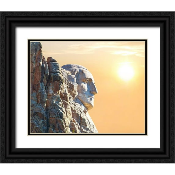 McLoughlin, James 18x15 Black Ornate Wood Framed with Double Matting Museum Art Print Titled - Badlands VIII