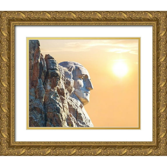McLoughlin, James 18x15 Gold Ornate Wood Framed with Double Matting Museum Art Print Titled - Badlands VIII