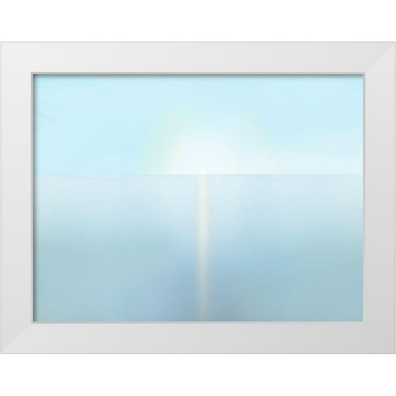 McLoughlin, James 18x15 White Modern Wood Framed Museum Art Print Titled - Seascape Photo IV