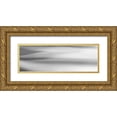 thumbnail image 1 of McLoughlin, James 18x9 Gold Ornate Wood Framed with Double Matting Museum Art Print Titled - Black and White Water Panel VII, 1 of 4
