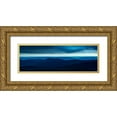 thumbnail image 1 of McLoughlin, James 18x9 Gold Ornate Wood Framed with Double Matting Museum Art Print Titled - Misty Mountains VI, 1 of 4