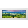 thumbnail image 1 of McLoughlin, James 18x9 White Modern Wood Framed Museum Art Print Titled - Farmscape Panorama IV, 1 of 4