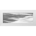 thumbnail image 1 of McLoughlin, James 24x11 White Modern Wood Framed Museum Art Print Titled - Black and White Water Panel X, 1 of 4