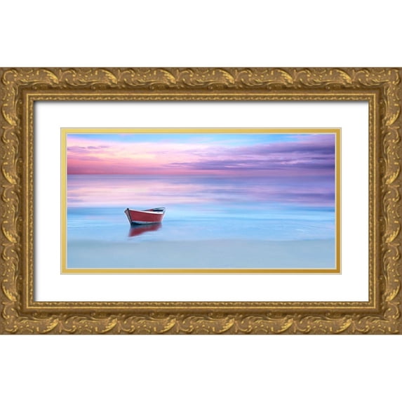 McLoughlin, James 24x14 Gold Ornate Wood Framed with Double Matting Museum Art Print Titled - Beach Photography II