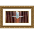 thumbnail image 1 of McLoughlin, James 24x14 Gold Ornate Wood Framed with Double Matting Museum Art Print Titled - Car Graveyard I, 1 of 4