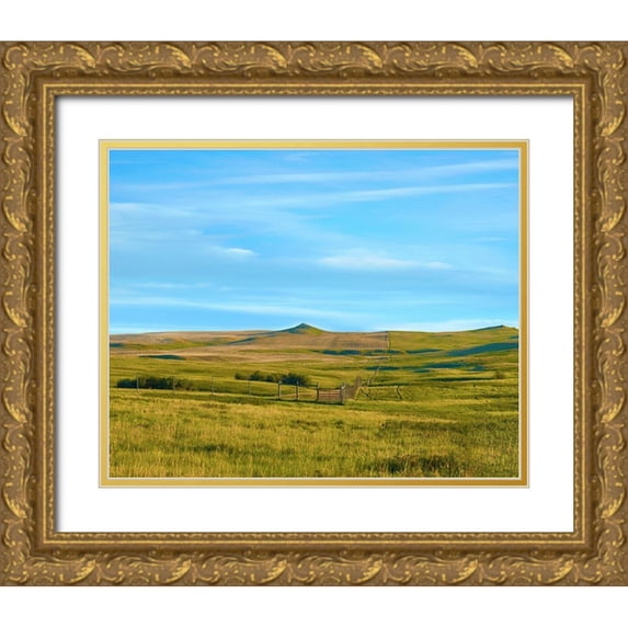 McLoughlin, James 24x20 Gold Ornate Wood Framed with Double Matting Museum Art Print Titled - Western Landscape Photo III
