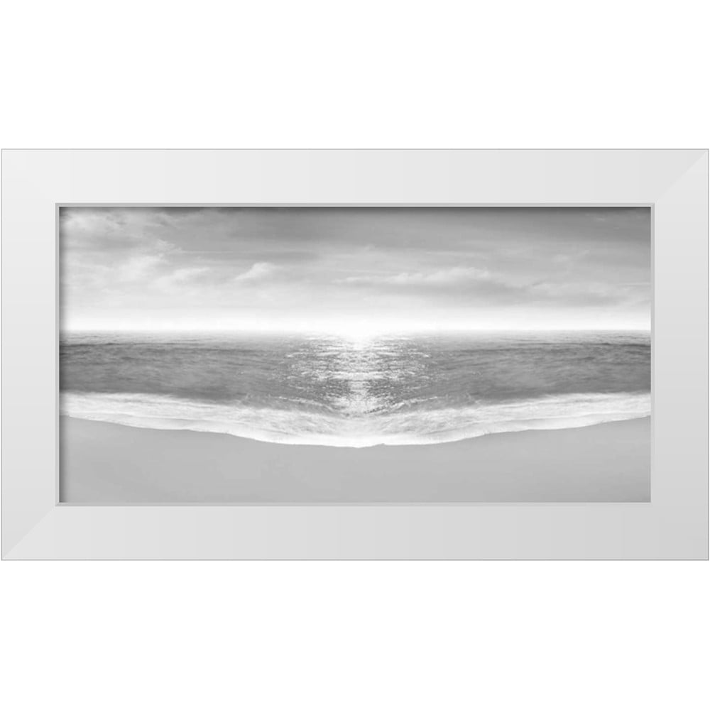 McLoughlin, James 32x18 White Modern Wood Framed Museum Art Print ...