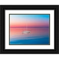 thumbnail image 1 of McLoughlin, James 32x25 Black Ornate Wood Framed with Double Matting Museum Art Print Titled - Lakescape VI, 1 of 4