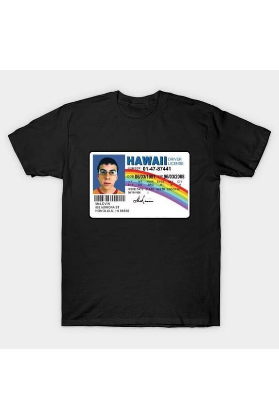McLovin - Hawaii License Drive T-Shirt