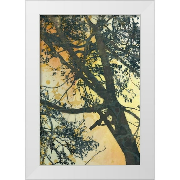 McMasters, James 11x14 White Modern Wood Framed Museum Art Print Titled - Bubbly Branches