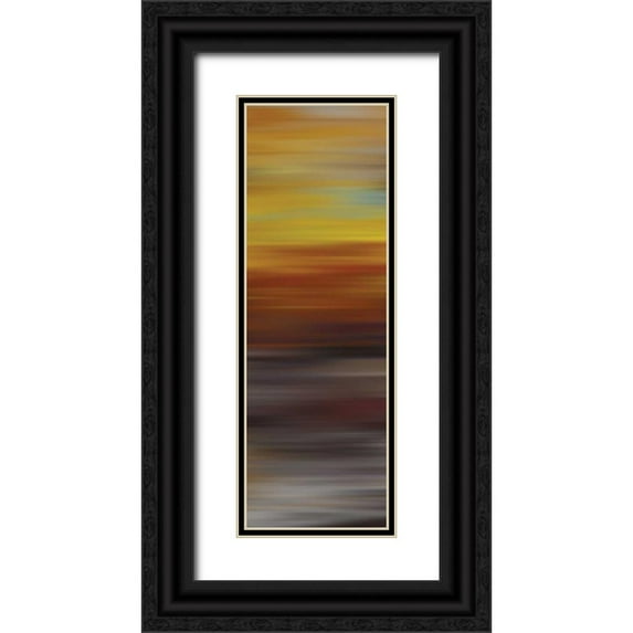 McMasters, James 11x24 Black Ornate Wood Framed with Double Matting Museum Art Print Titled - Metallurgy I