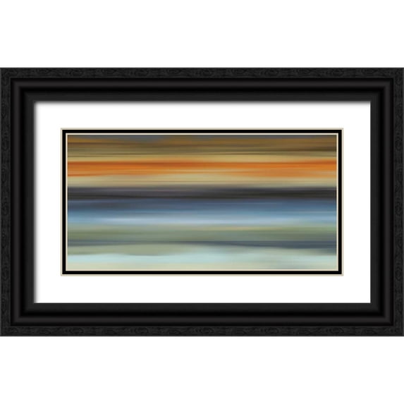 McMasters, James 32x18 Black Ornate Wood Framed with Double Matting Museum Art Print Titled - Euphoric I