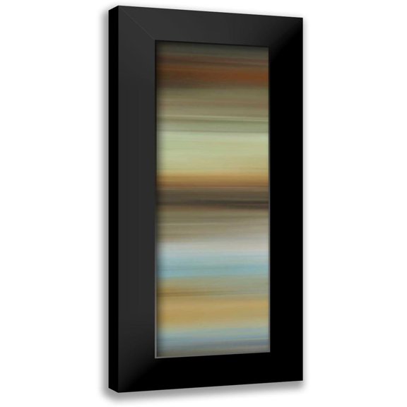 McMasters, James 7x14 Black Modern Framed Museum Art Print Titled - Abstract Horizon I
