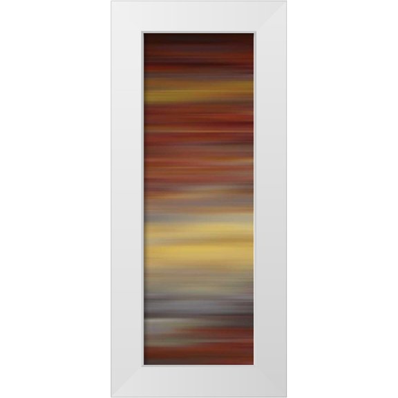McMasters, James 7x14 White Modern Wood Framed Museum Art Print Titled - Metallurgy II