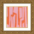 thumbnail image 1 of McMullen, Charles 15x15 Gold Ornate Wood Framed with Double Matting Museum Art Print Titled - Modern Circuit III, 1 of 4