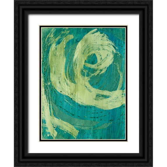 McMullen, Charles 25x32 Black Ornate Wood Framed with Double Matting Museum Art Print Titled - April Showers I