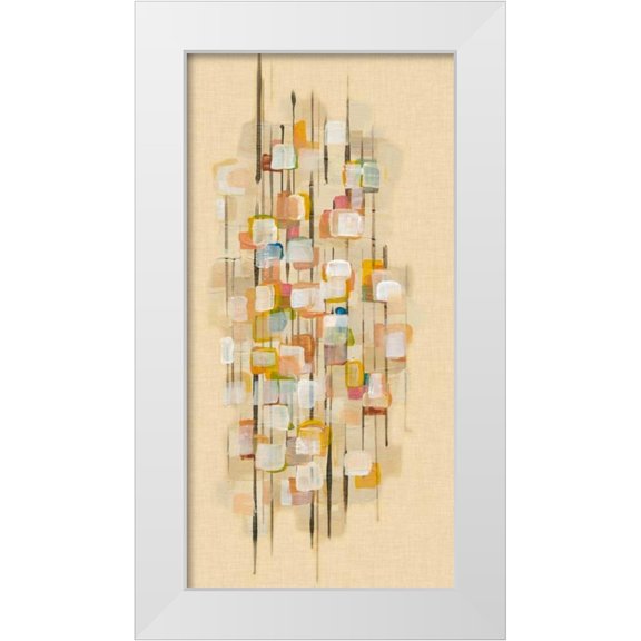 McMullen, Charles 9x14 White Modern Wood Framed Museum Art Print Titled - City Map II