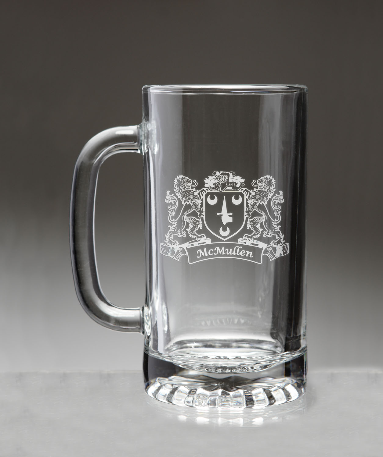 McMullen Irish Coat of Arms Beer Mug with Lions