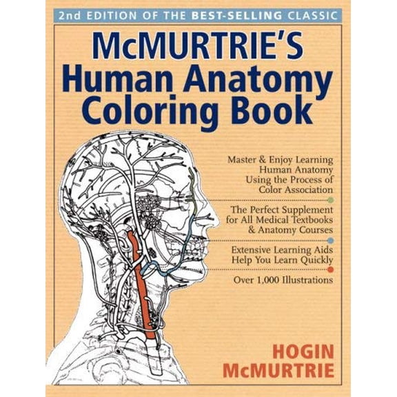 Pre-Owned McMurtrie's Human Anatomy Coloring Book Paperback