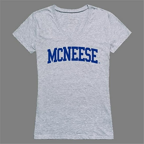 McNeese State Cowboys Game Day Womens T-Shirt - Heather Grey, Large