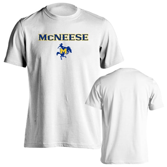 McNeese State University Cowboys Classic Arch with Mascot Short Sleeve T-Shirt