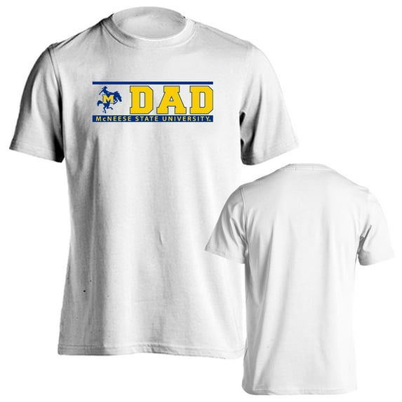 McNeese State University Cowboys Dad Proud Parent Short Sleeve T-Shirt