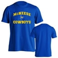 thumbnail image 1 of McNeese State University Cowboys Distressed Retro Short Sleeve T-Shirt, 1 of 3