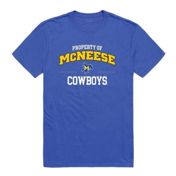 McNeese State University Property T-Shirt, Royal - Small