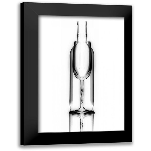 McNemar, C. Thomas 11x14 Black Modern Framed Museum Art Print Titled - Wine Reflections III