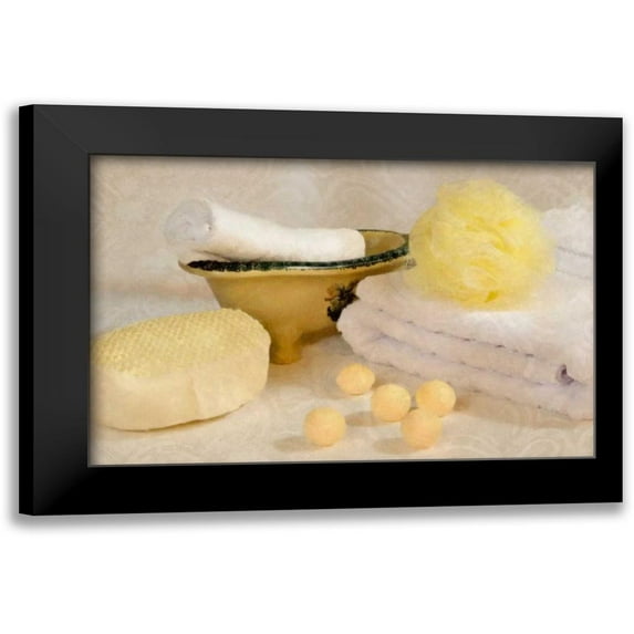 McNemar, C. Thomas 14x11 Black Modern Framed Museum Art Print Titled - Bath Accessories III