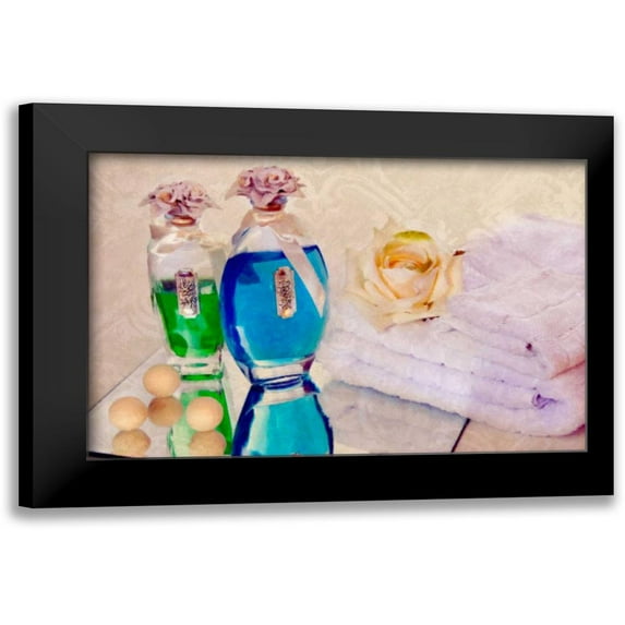 McNemar, C. Thomas 14x11 Black Modern Framed Museum Art Print Titled - Bath Accessories I
