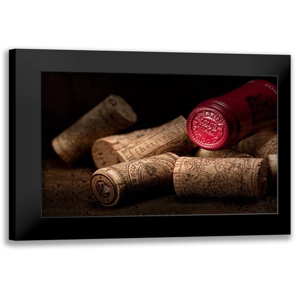 McNemar, C. Thomas 14x11 Black Modern Framed Museum Art Print Titled - Wine Corks Still Life IV