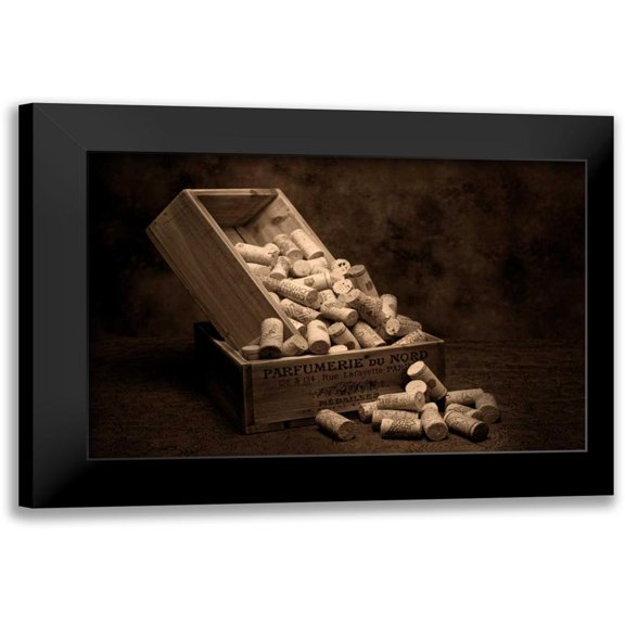 McNemar, C. Thomas 14x11 Black Modern Framed Museum Art Print Titled - Wine Corks Still Life I